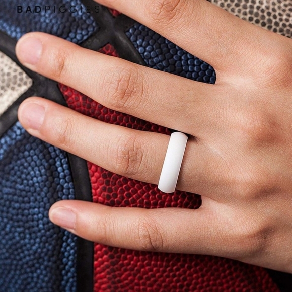 Pack of 5 Silicone Rings Band ❤💍 - Picture 4 of 16